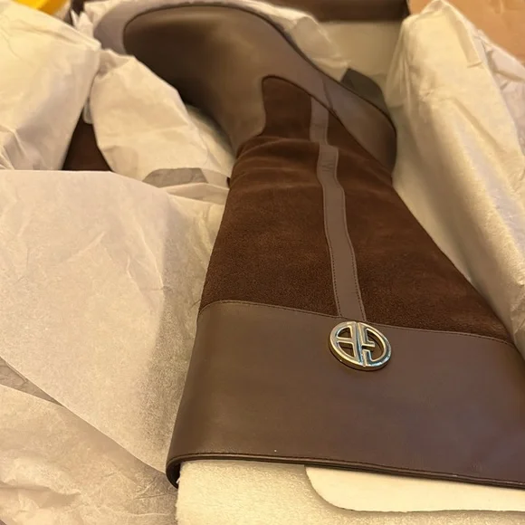 Giani Bernini Kaidyn Lug Sole Riding Boots -memory foam - Picture 2 of 7